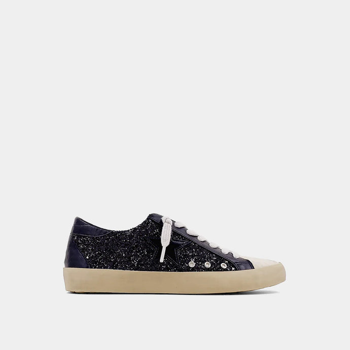 PAULA SNEAKER - Black Shimmer