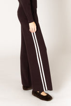 PICO STRIPE PANT - Espresso