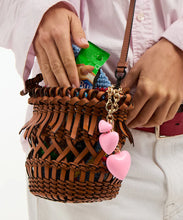 HAPPY HEART BAG CHARM - Pink