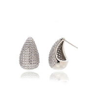 THE PAVE GIA EARINGS - Silver