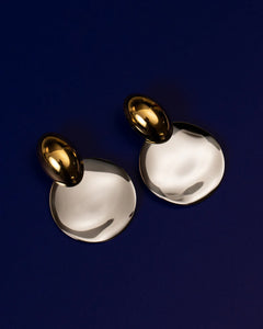 THE MENORCA EARRINGS - Two Tone