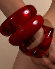 THE FORMENTERA BANGLE SET - Red
