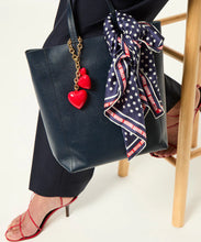 HAPPY HEART BAG CHARM - Red