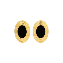 ROWAN EARRINGS - Black/Gold