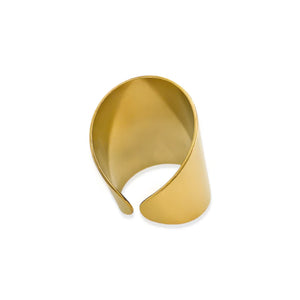 LARGE SLEEK RING - Gold