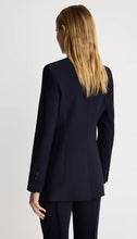 COLLARLESS BLAZER - Navy