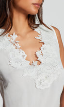 ADIHA LACE COMBO BLOUSE - White