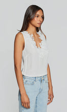 ADIHA LACE COMBO BLOUSE - White
