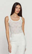 ELOISE BTTERFLY TANK - White