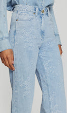 MILAGRO FLORAL JEANS - Light Blue