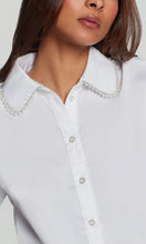 SOO PEARL POPLIN SHIRT - White