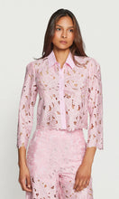 TALSIE GEORGETTE SHIRT - Pink/White