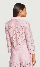 TALSIE GEORGETTE SHIRT - Pink/White