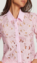 TALSIE GEORGETTE SHIRT - Pink/White