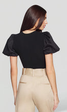 TEIGAN COMBO TOP - Black