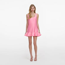 TAFFETA MINI DRESS - Pink
