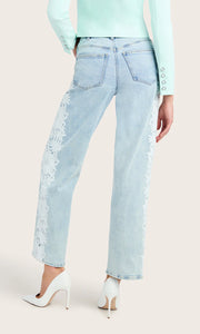 JETHRO LACE COMBO DENIM