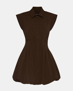 DYANNE MINI DRESS - Brown