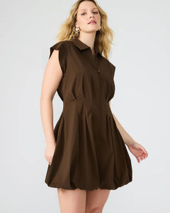DYANNE MINI DRESS - Brown