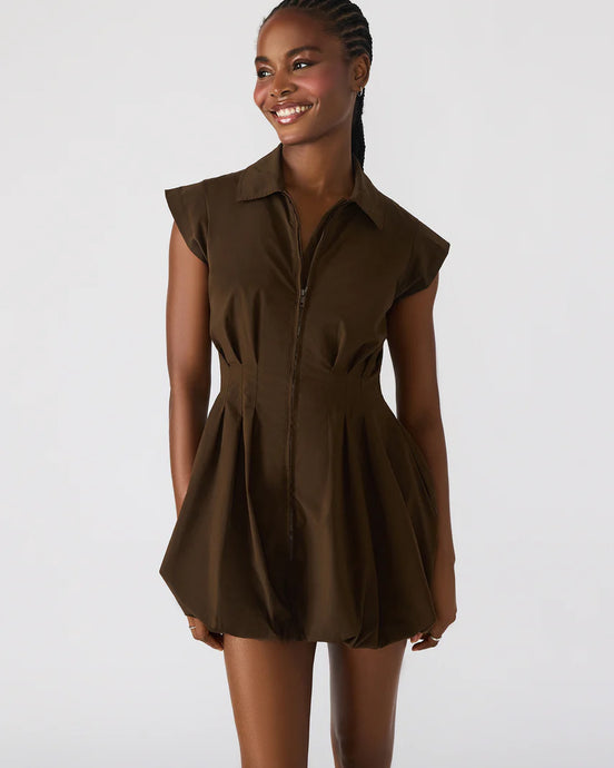 DYANNE MINI DRESS - Brown