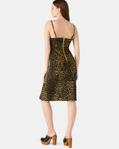 GISELLE MIDI DRESS - Cheetah