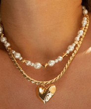 ETOILE PEARL STUD NECKLACE - Gold