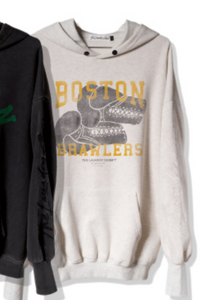 BOSTON BRAWLERS HOODIE - Heather Grey