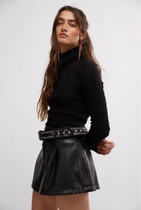 MADDIE TURTLENECK - Black