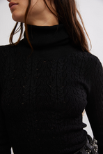 MADDIE TURTLENECK - Black