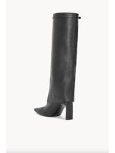 WALY FOLDOVER HIGH HEEL BOOT - Black