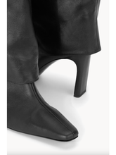 WALY FOLDOVER HIGH HEEL BOOT - Black