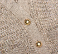 GOLD LUREX PEPLUM KNIT MINI DRESS
