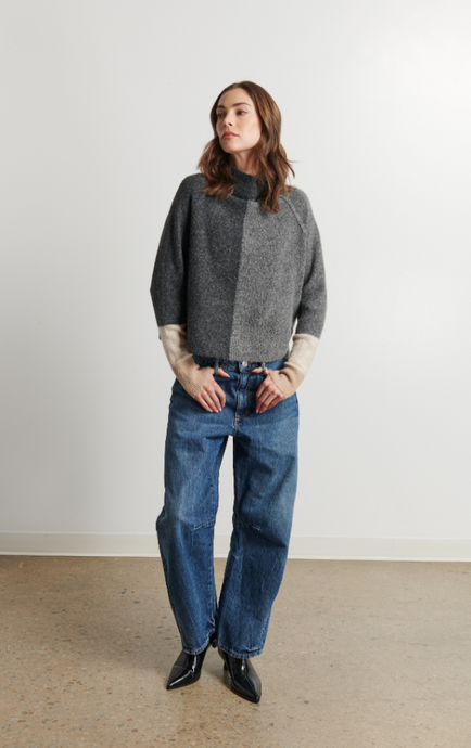 PIPPA SWEATER - Rocky Slate