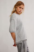 MARGOT SWEATER TEE - Heather Grey