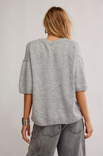 MARGOT SWEATER TEE - Heather Grey