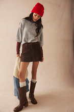 MARGOT SWEATER TEE - Heather Grey