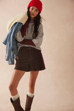 MARGOT SWEATER TEE - Heather Grey