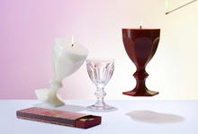 HARCOURT GLASS CANDLE - Ivory