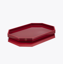 OCTOGONE TRAY MEDIUM - Red
