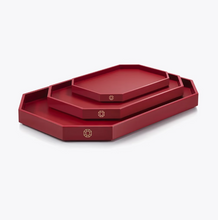 OCTOGONE TRAY MEDIUM - Red