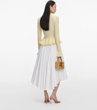 POINTELLE CARDIGAN - Yellow