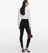 POINTELLE DIAMANTE CARDIGAN - White