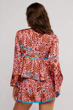 BED TO BRUNCH PJ SET - Salmon Rose