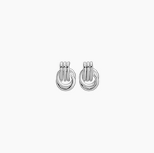 MICRO KNOT EARRINGS - Silver