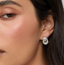 MICRO KNOT EARRINGS - Silver