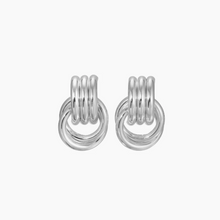 MINI KNOT EARRINGS - Silver