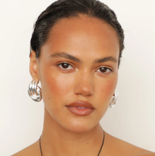 DOUBLE KNOT EARRINGS - Silver