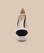 LILLES PLATFORM PUMP - Natural/Black