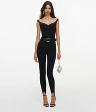 BLACK KNTTED TANK
