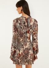 TAPESTRY FLOWERS MINI DRESS